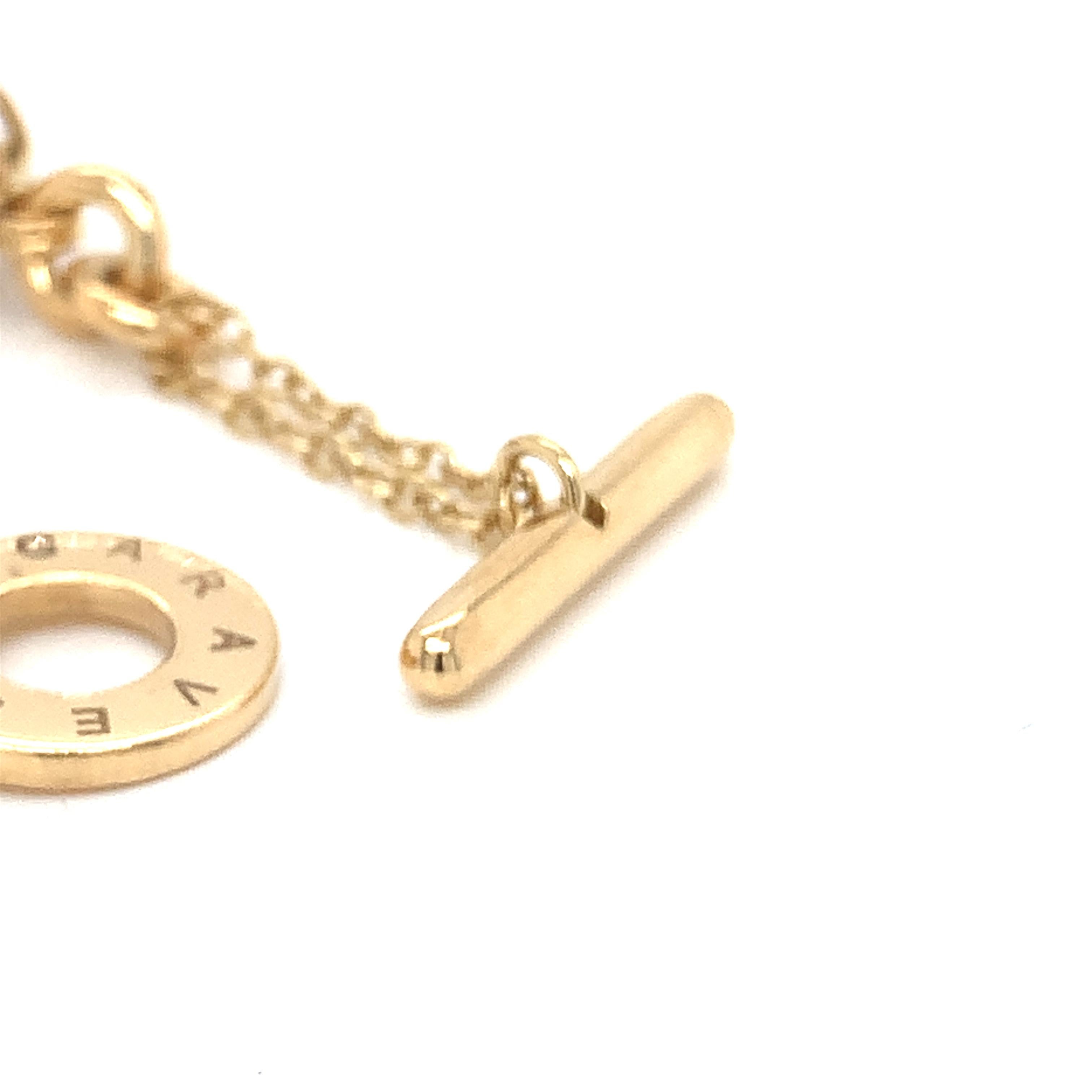 18KT Yellow Gold Chain Bracelet with JASPERS Spheres In New Condition For Sale In Valenza, IT