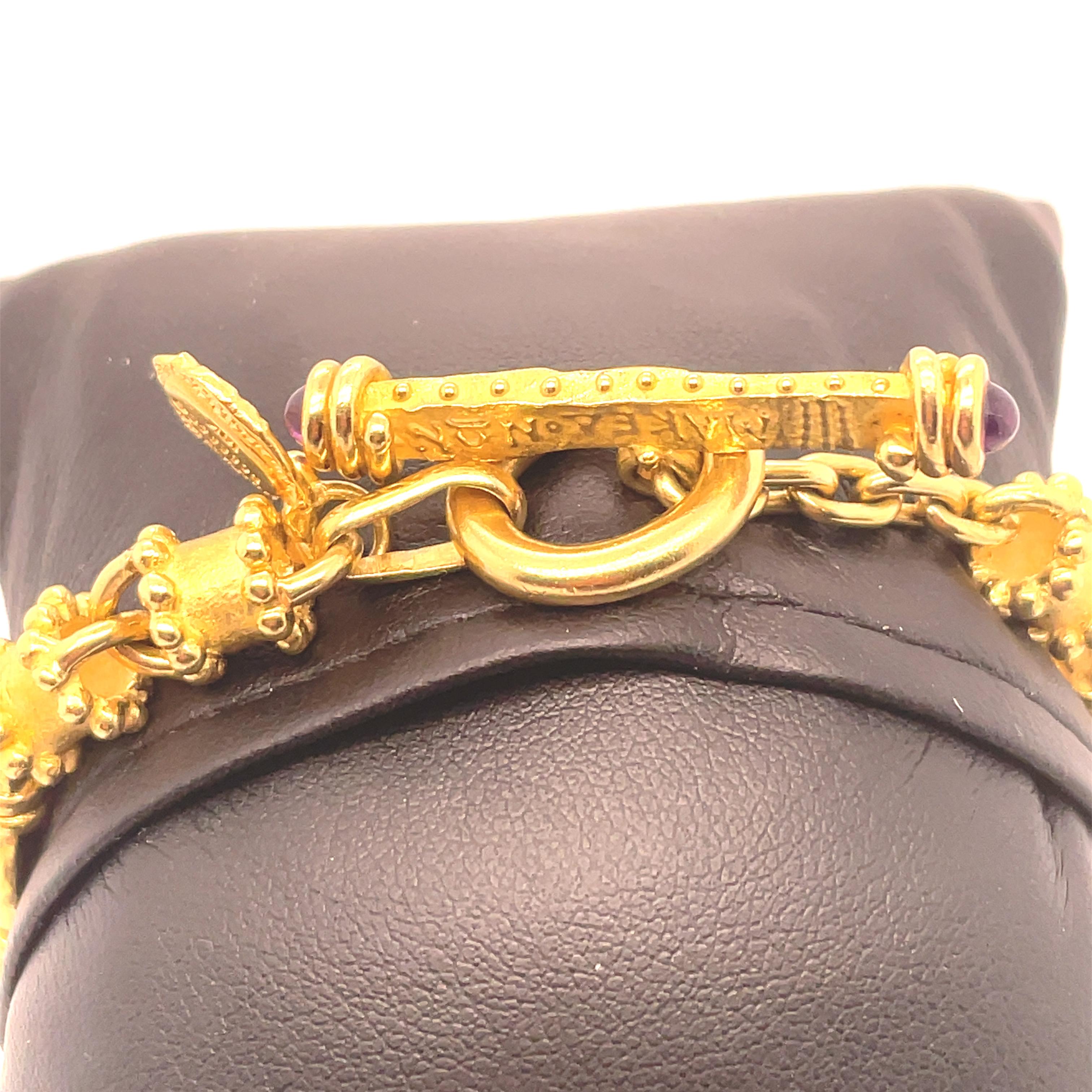 18 Karat Yellow Gold Denise Roberge Bracelet In Excellent Condition In Saint Louis, MO