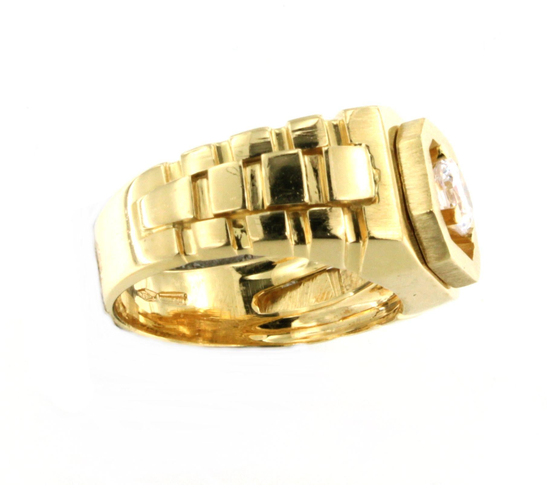 18Kt Oro Amarillo Moda Elegante Cóctel Atemporal Anillo Especial en Nuevo estado para la venta en GALLARATE, IT