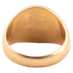 18kt Yellow Gold French Family Crest Ring