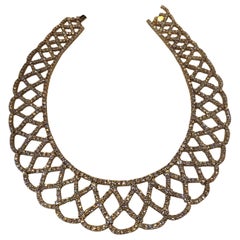 18KT Yellow Gold Necklace and 51.45 Ct. Brilliant-Cut Diamonds