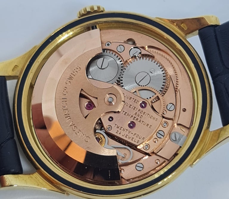 18kt Yellow Gold Omega Constellation Chronometer, Pie Pan Dial Watch