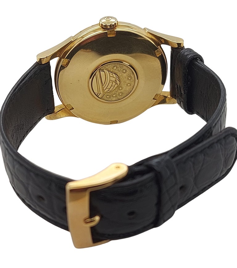 18kt Yellow Gold Omega Constellation Chronometer, Pie Pan Dial Watch