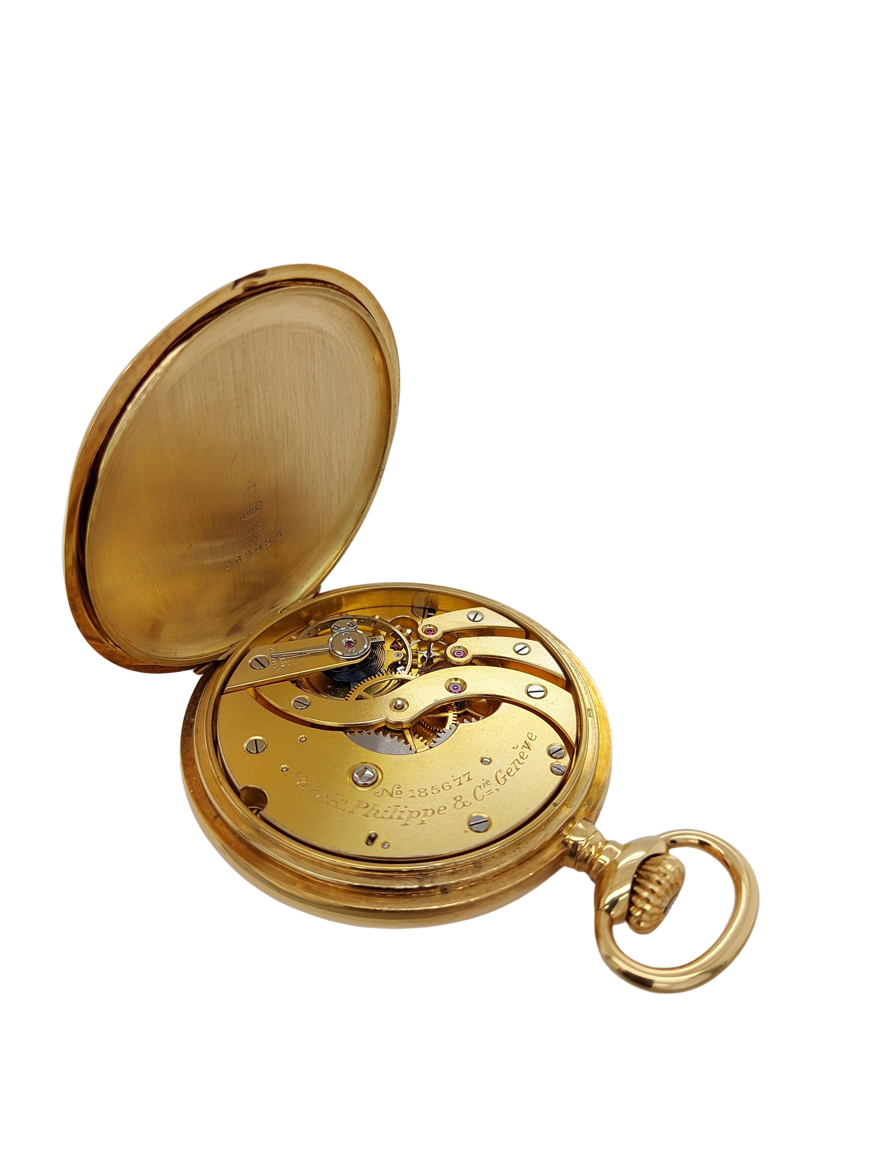 Artisan 18kt Yellow Gold Patek Philippe & Cie Savonette / Hunter Case Pocket Watch