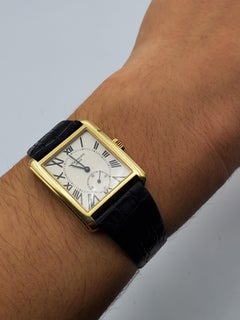 18 Karat Yellow Gold Patek Philippe Tank Gondolo Watch, Case, Very Good, 5014G