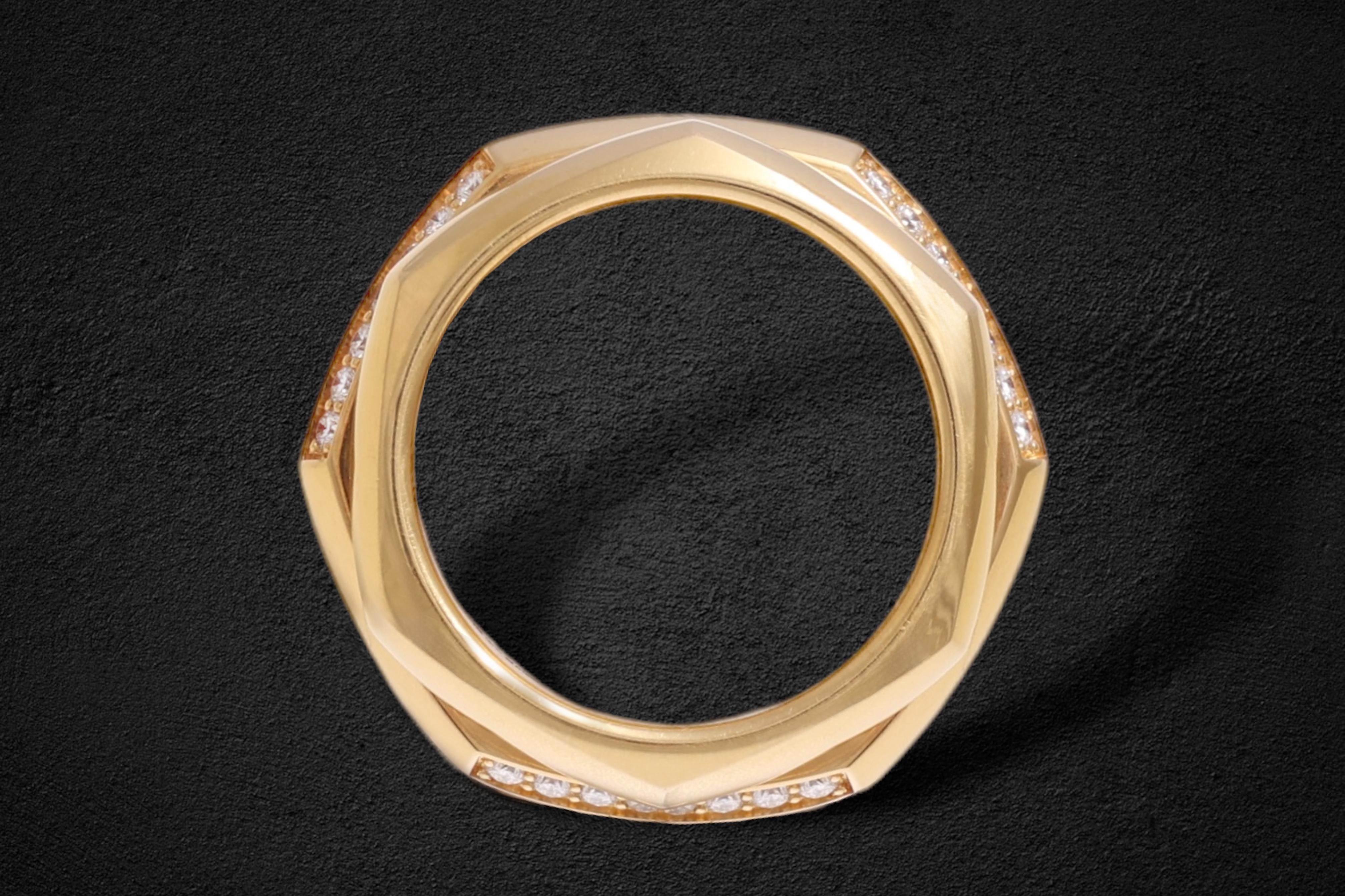 18Kt Yellow Gold Piaget Possession Diamond Ring For Sale 1