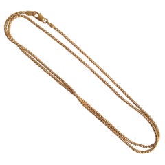 18kt Yellow Gold Popcorn Chain, Lobster Clasp, 4.3 Grams