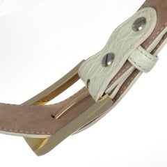 18Kt Yellow Gold Precious Belt Buckle Made in Italy Gift IIdea