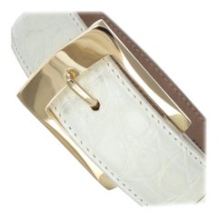 18Kt Yellow Gold Precious Belt Buckle Made in Italy Gift IIdea