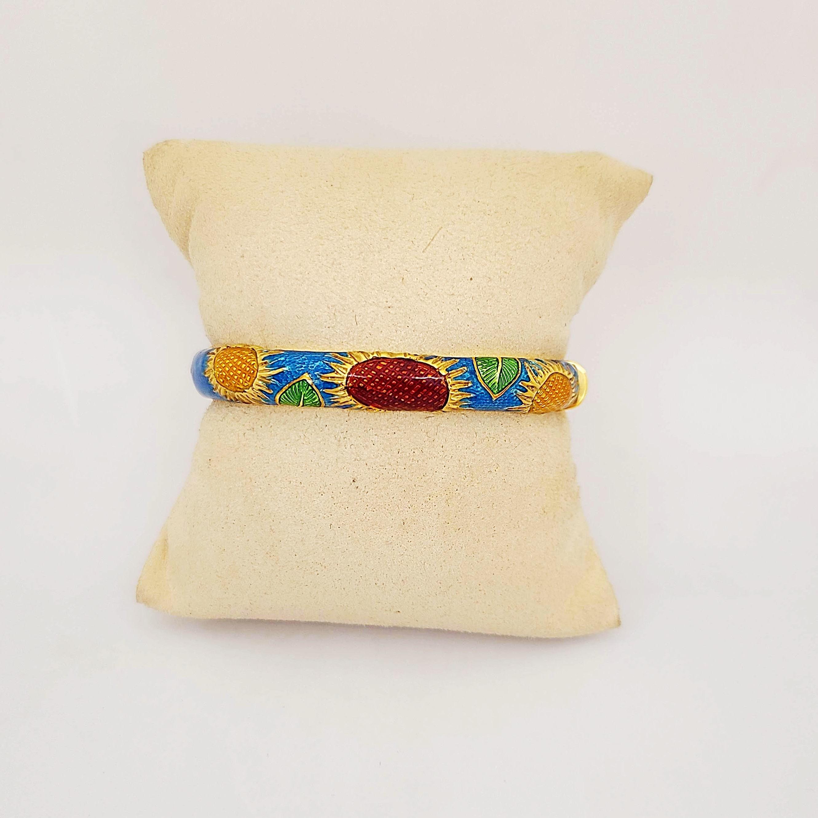 red and blue bangles