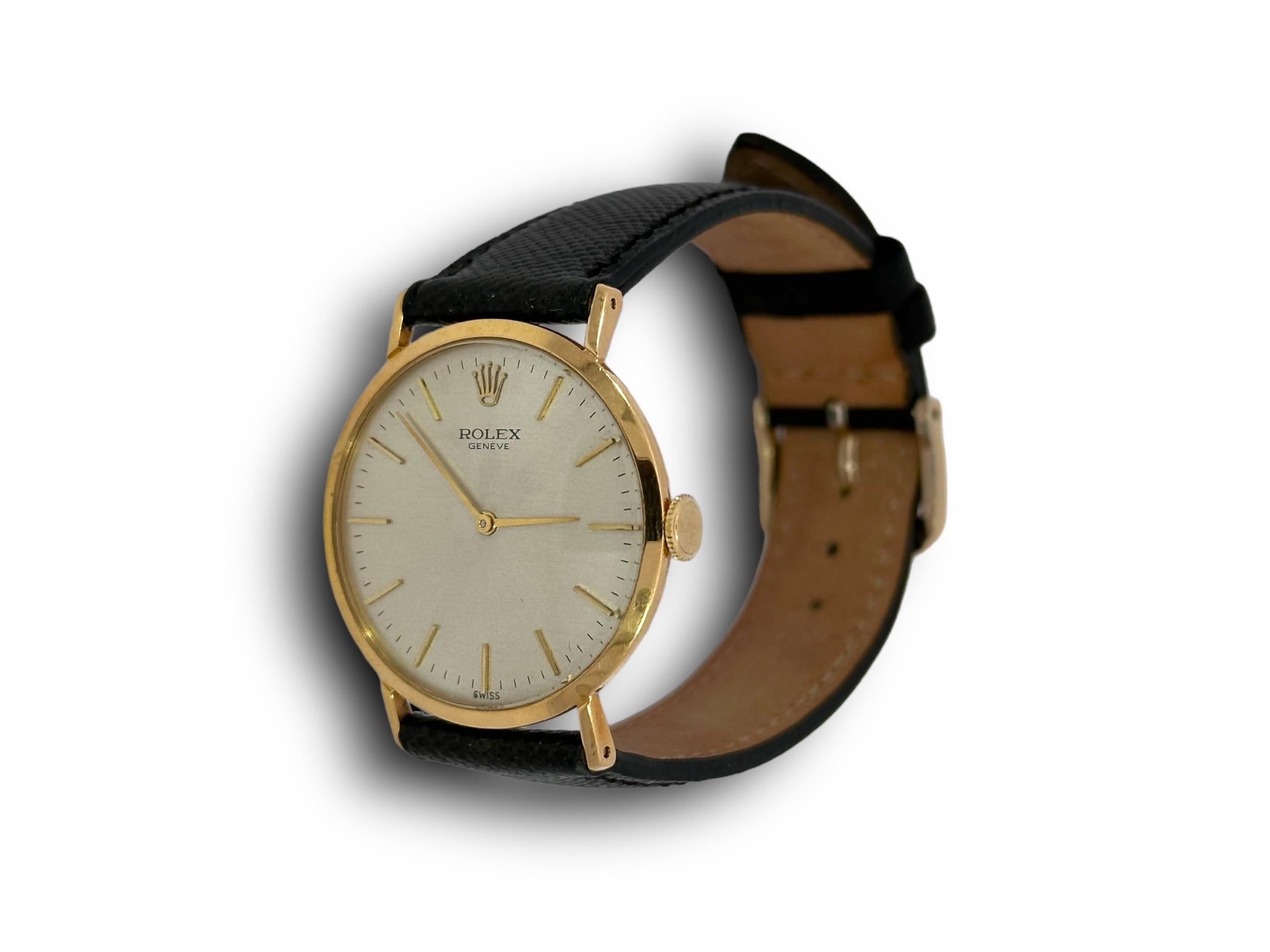 Rolex Kleid-Armbanduhr aus 18 Karat Gelbgold, Handaufzug 1