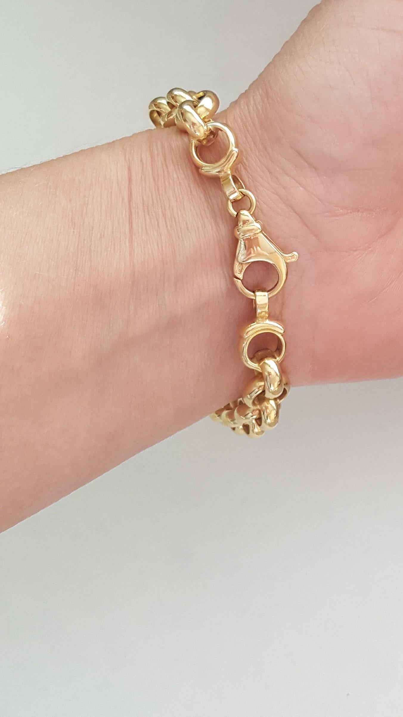 gold rolo bracelet