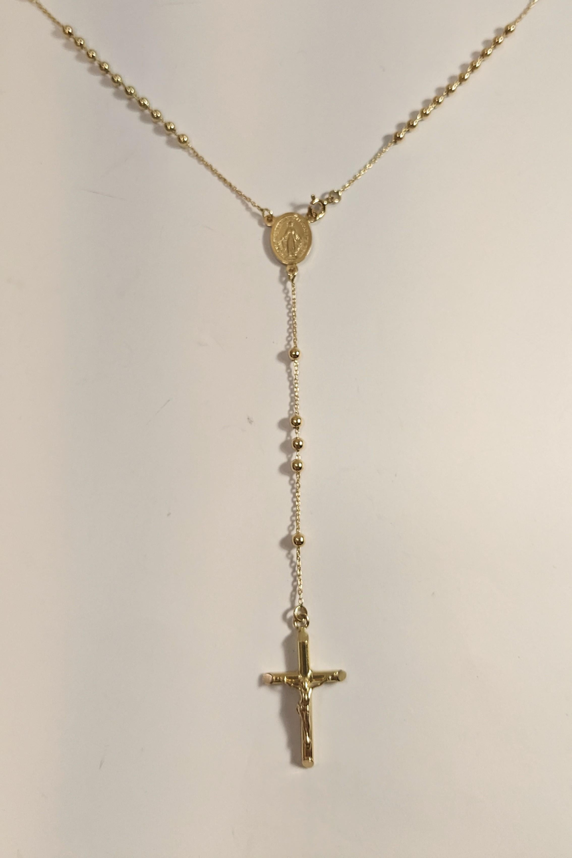 Rosary-Halskette aus 18 Karat Gelbgold 2