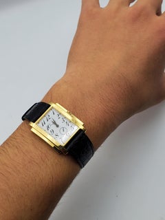 18kt Yellow Gold Patek Philippe Tank Watch, Ref. 5024J-001, Gondolo, Manual, 1999