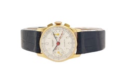 18kt Yellow Gold MINI Universal Geneve Compur Chronograph Watch, Extremy Rare