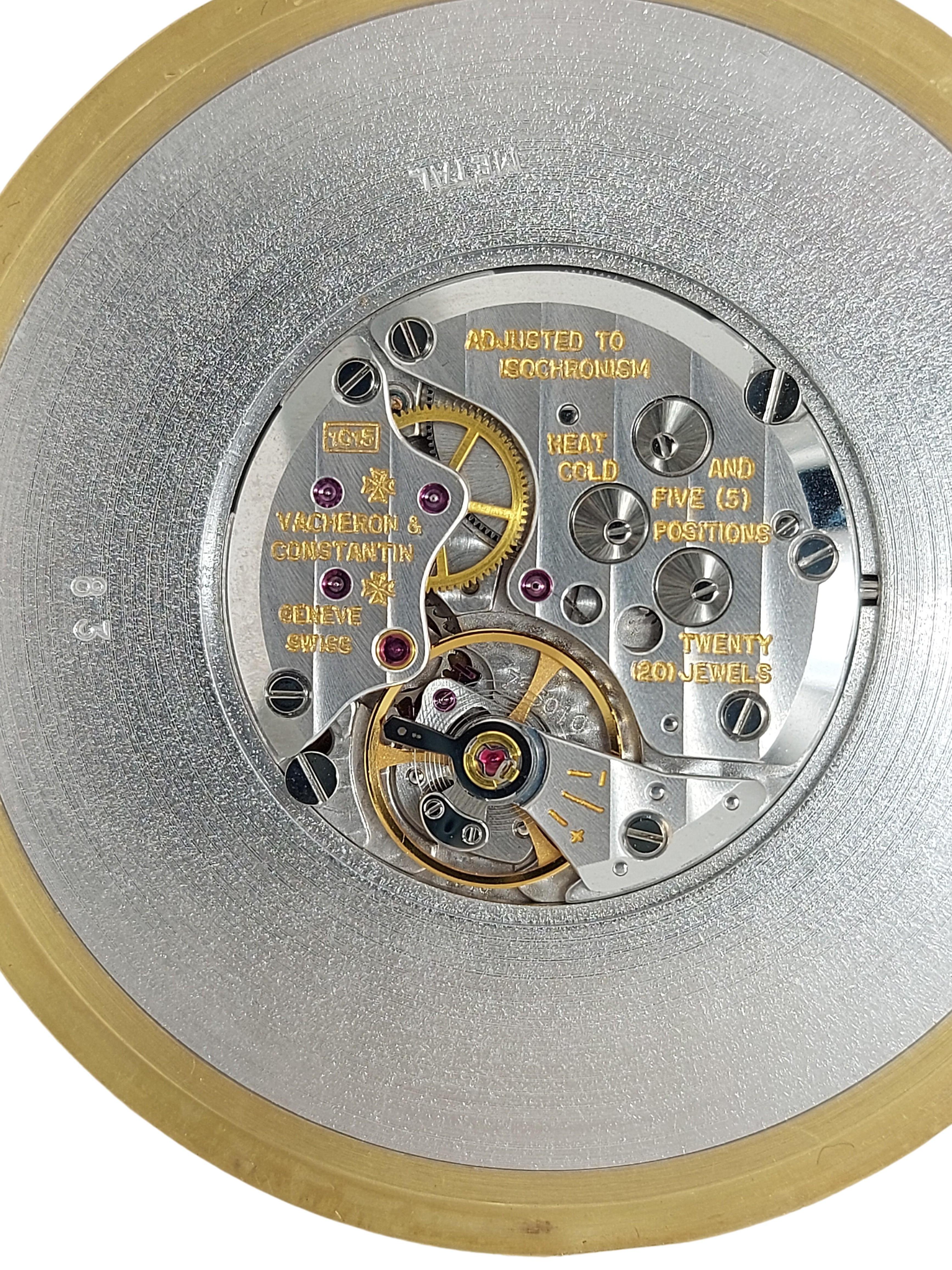 18kt Yellow Gold Vacheron Constantin Pocket Watch Cal 1015, 59001 Manual Winding 2