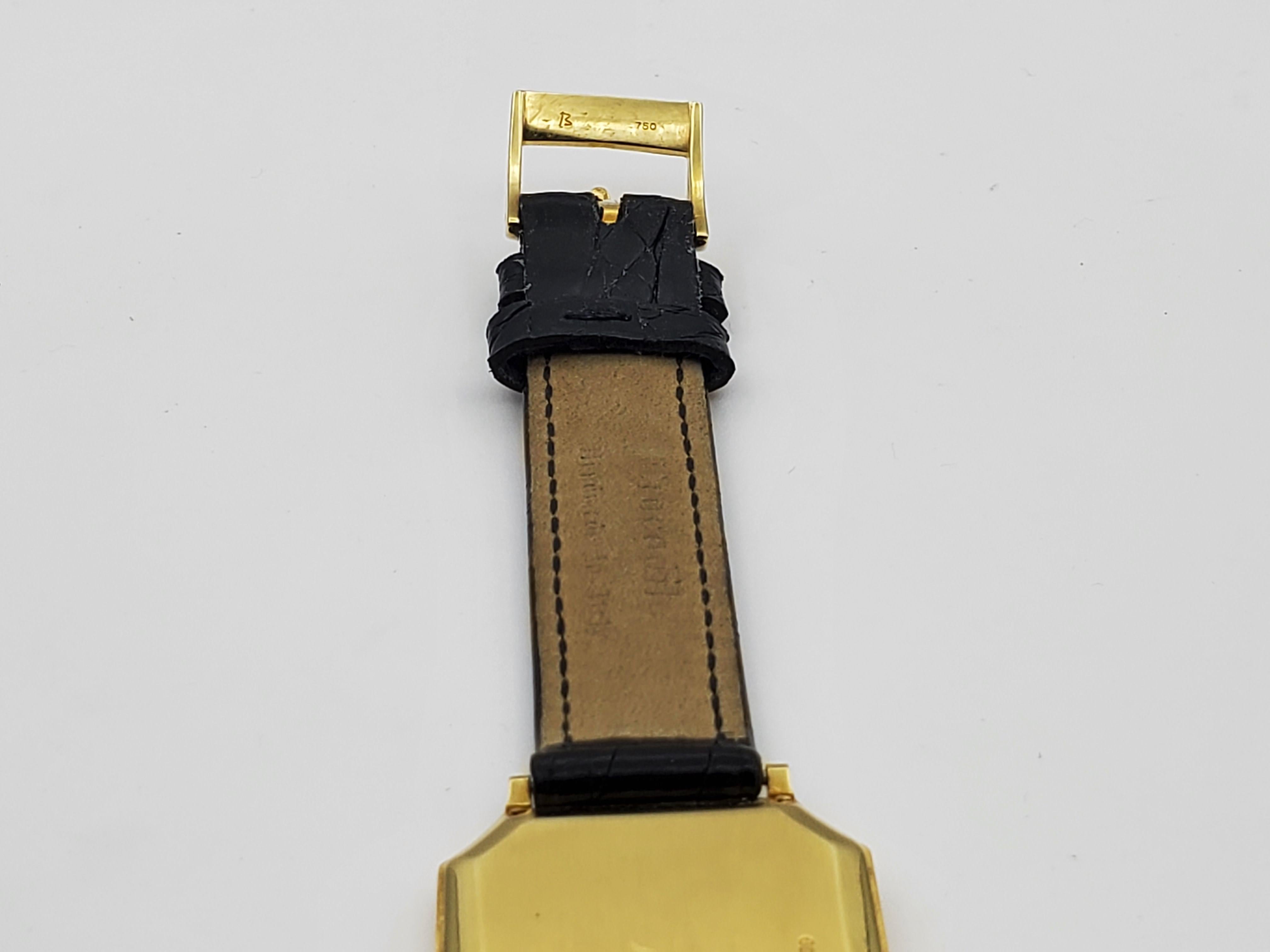 Orologio Vacheron Constantin 33071 Oro giallo 18 carati Cassa ottagonale ultra sottile In condizioni buone a San Diego, CA