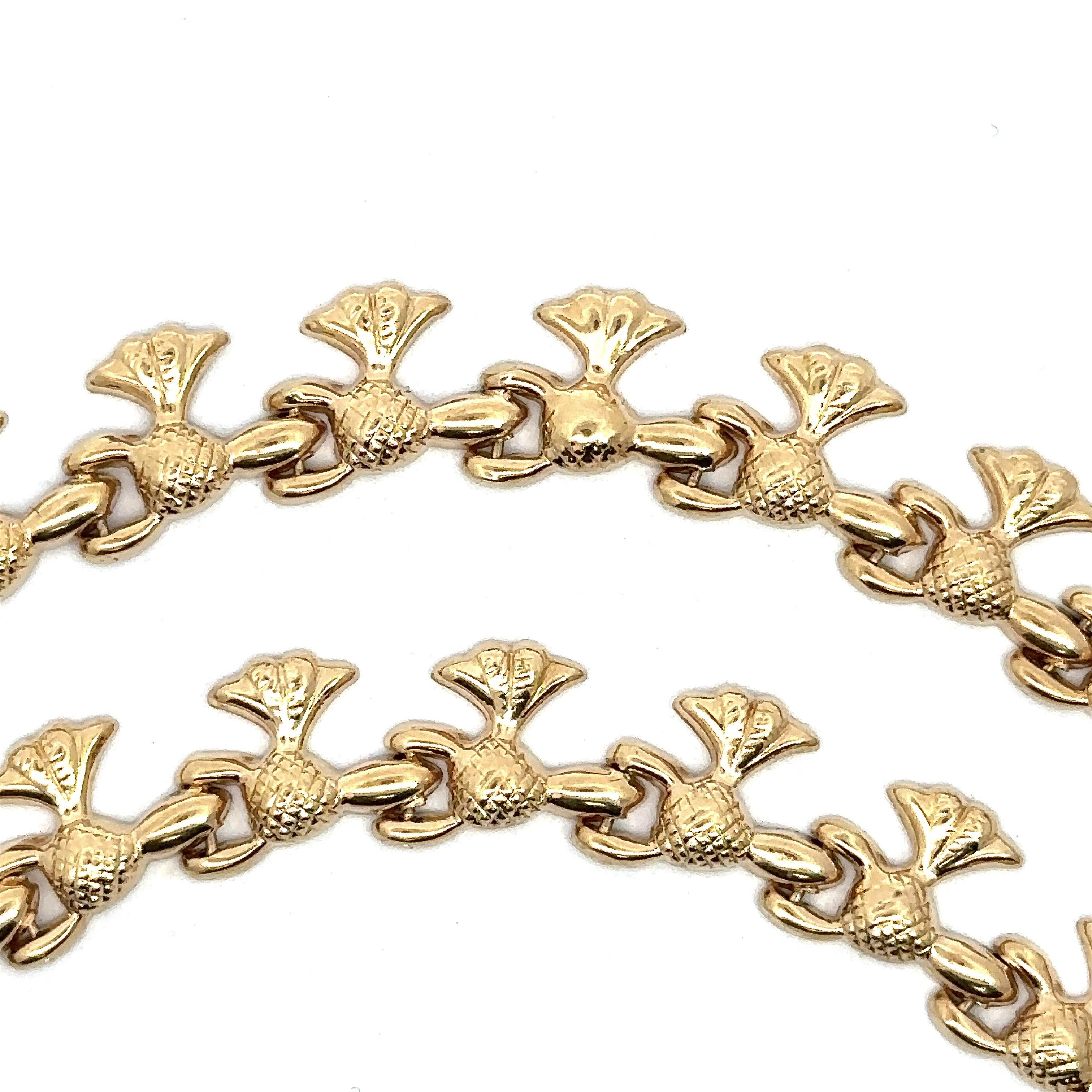 Vintage 18KT Yellow Gold Italian Collar Necklace im Angebot 1