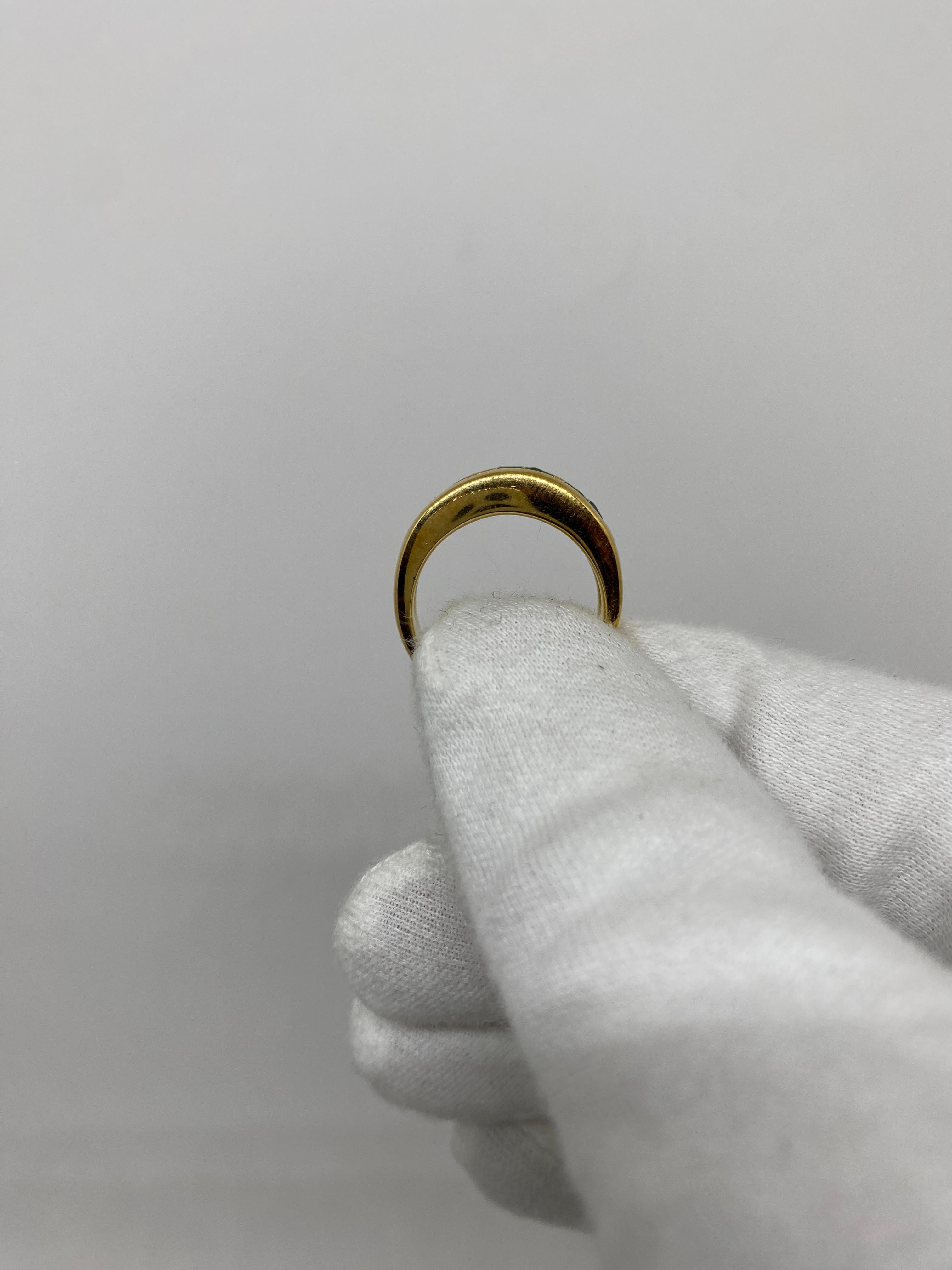 anello smeraldo vintage