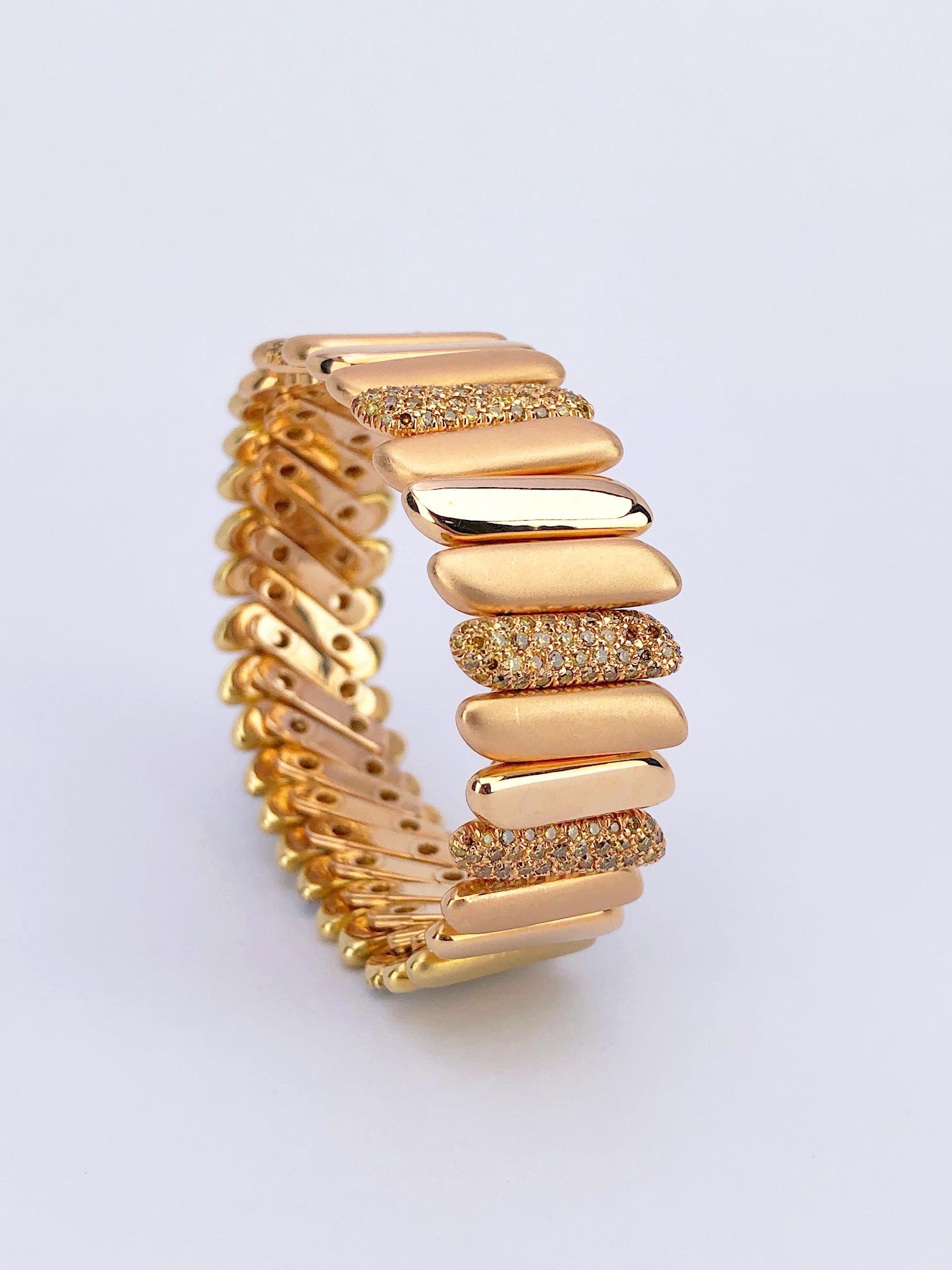 italian gold stretch bracelet