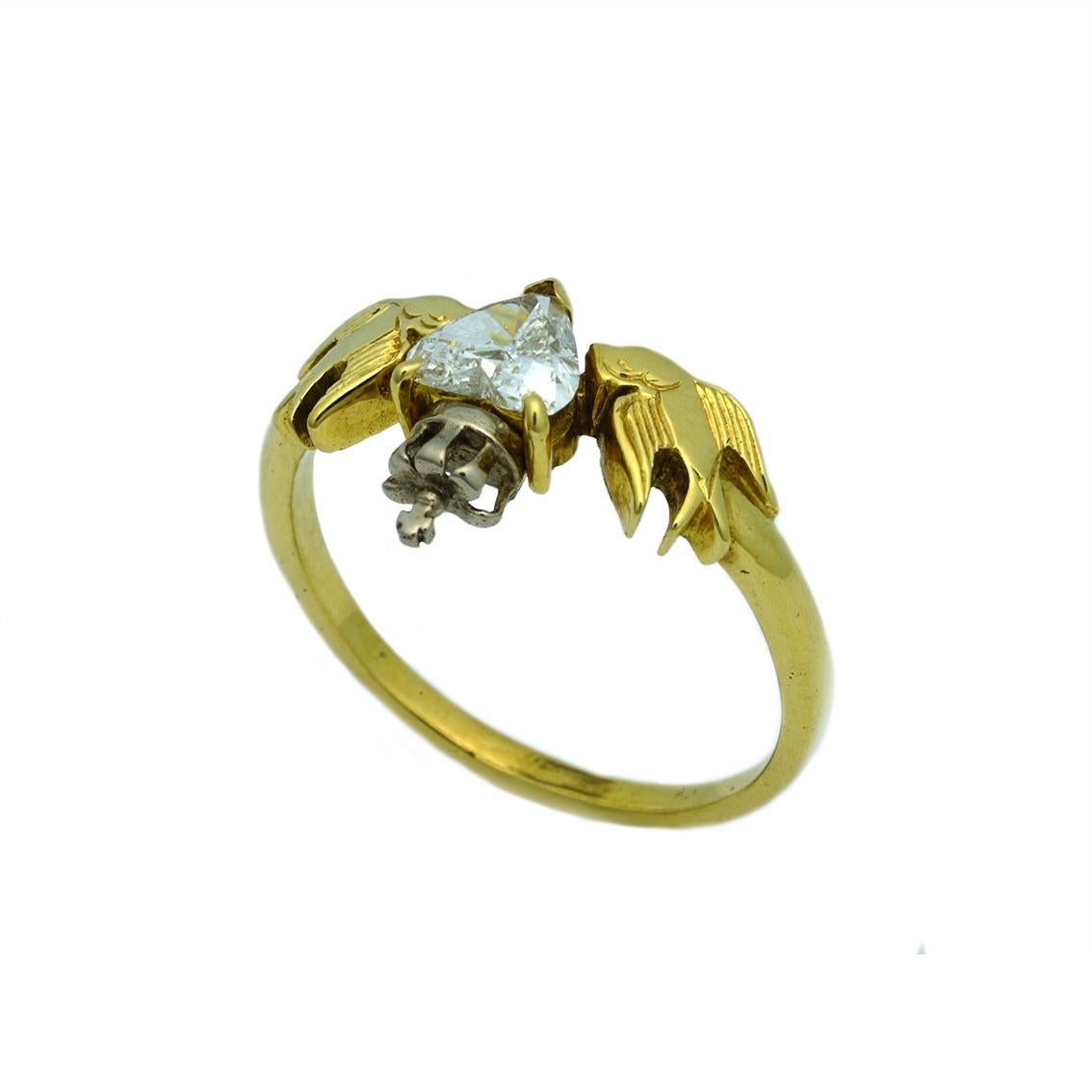 swallow engagement ring