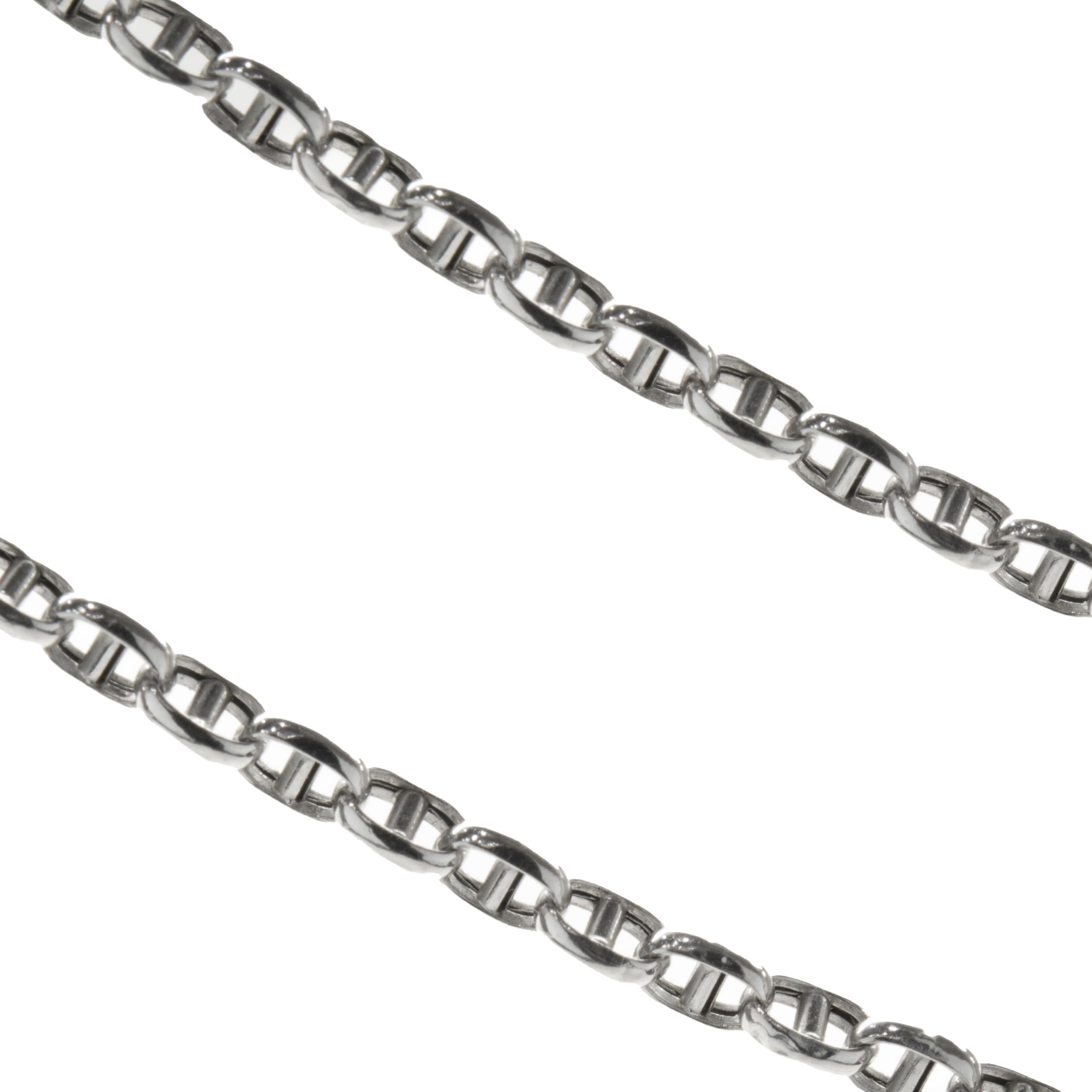 Round Cut 18KW Pave Diamond Ornate Necklace with Mosaic Center and Pave Diamond Stations For Sale