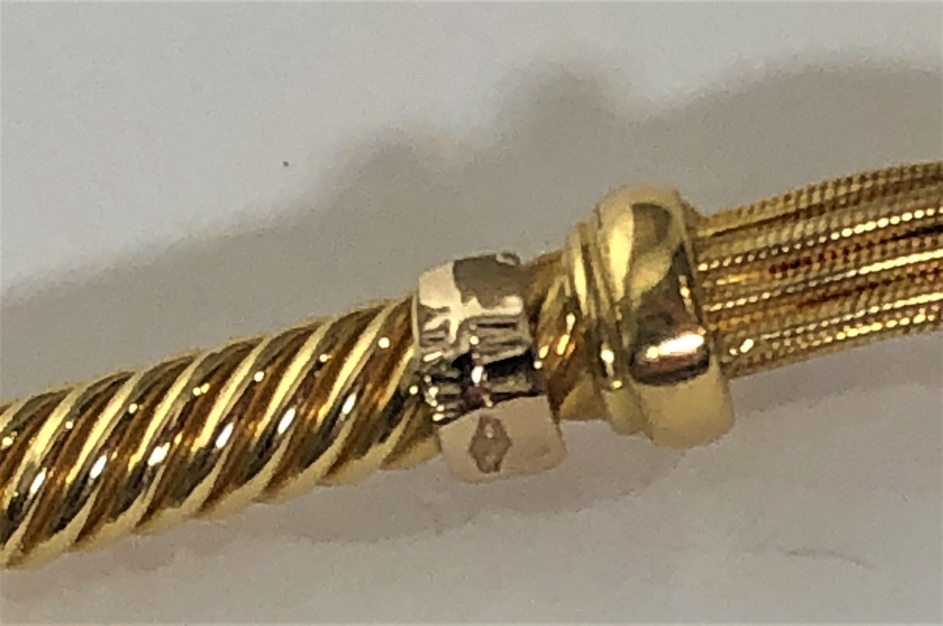 Women's or Men's 18KY 48-inch Box Chain Tassel Necklace
