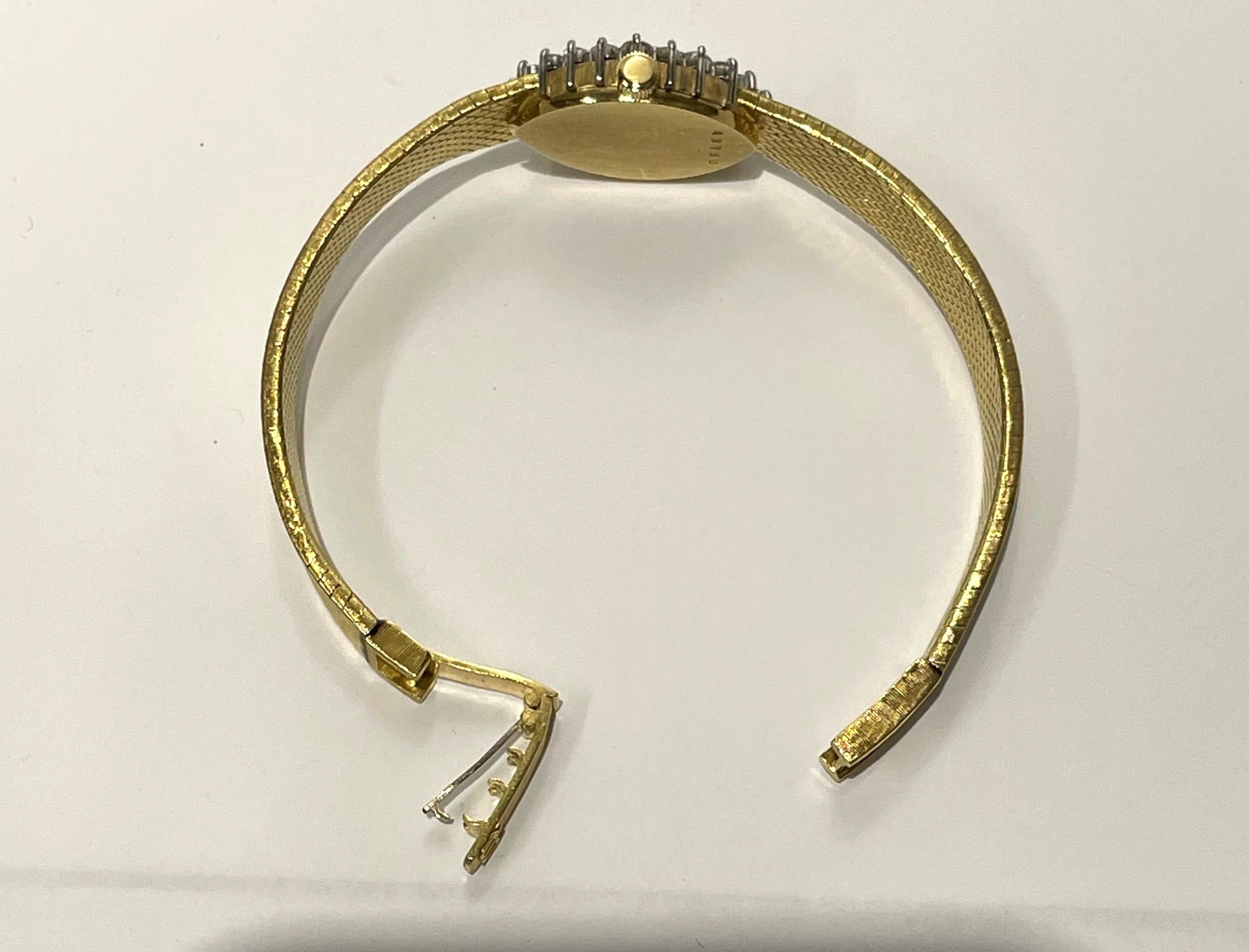Montre Audemars Piguet 18KY avec diamants Unisexe en vente