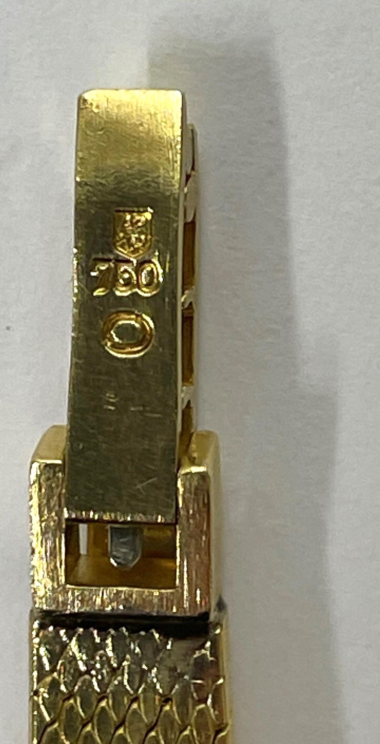 Montre Audemars Piguet 18KY avec diamants en vente 2