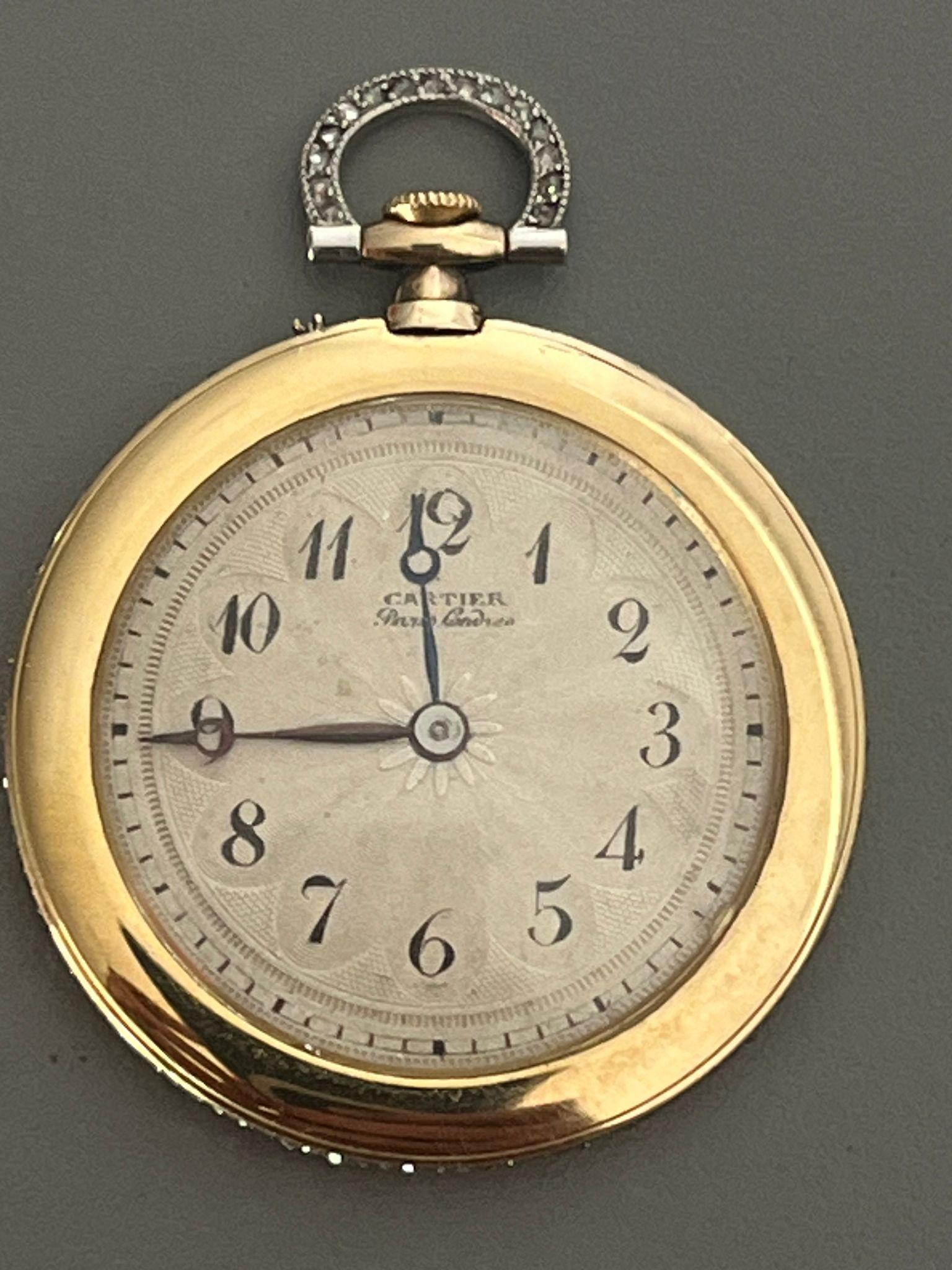 Belle Époque 18KY & Platinum Cartier Belle Epoque Watch C 1907