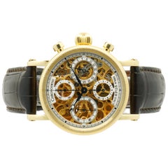 18KY Yellow Gold Chronoswiss Opus Skeleton Chronograph