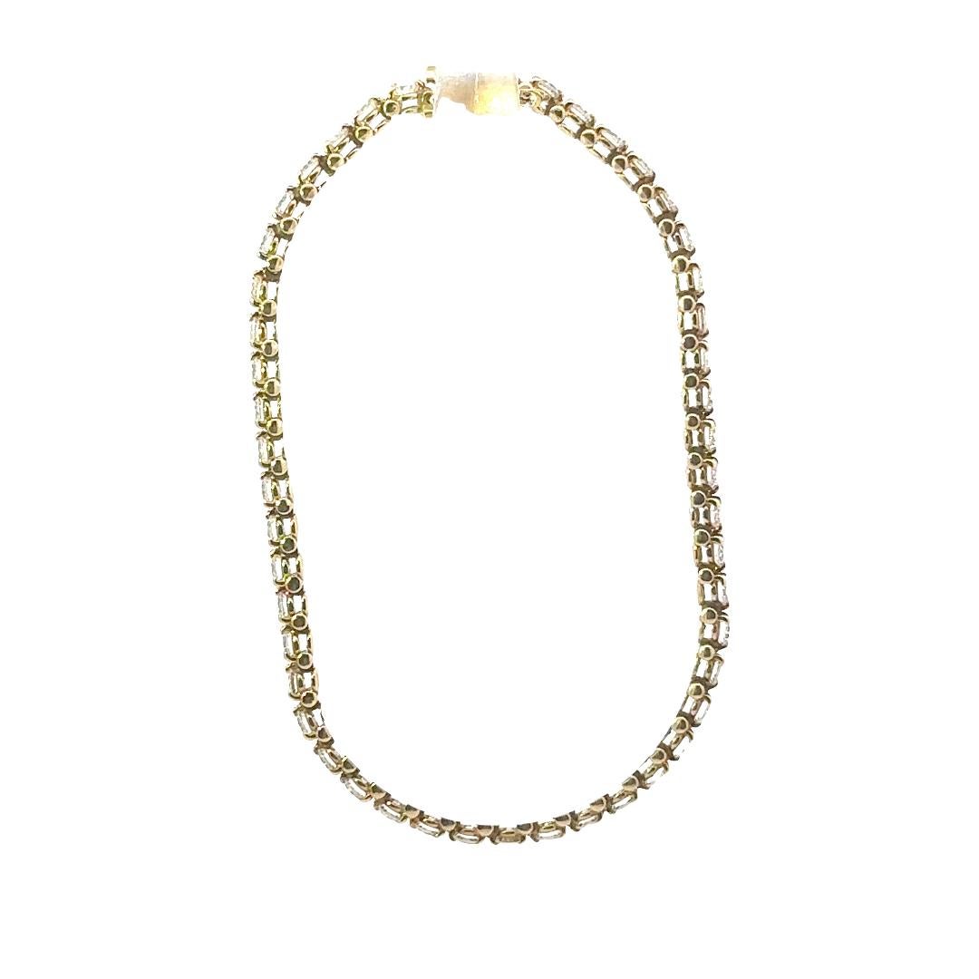 Taille ronde Cartier Bracelet tennis en diamants 18 carats des années 1980 en vente