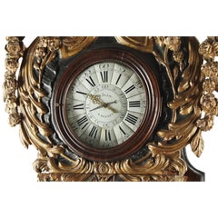 18th / 19th C! Antique  French Provincial Style, Carved, 125 H, Longcase Clock!