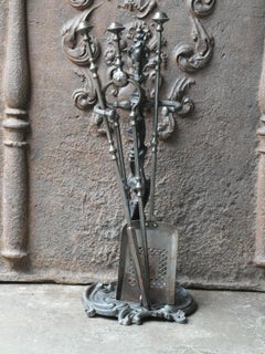 18th - 19th C. English Georgian Period Fireplace Tools