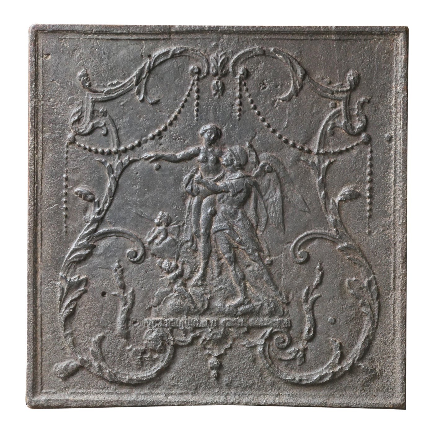 Rivestimento per il fuoco del 18° - 19° secolo "Il rapimento di Persefone".