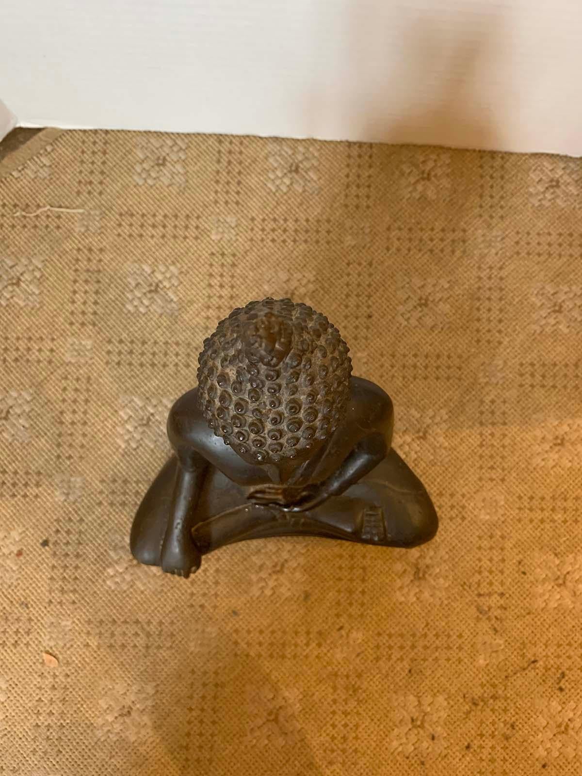 18th-19th Century Buddha in Lotus Position For Sale 10