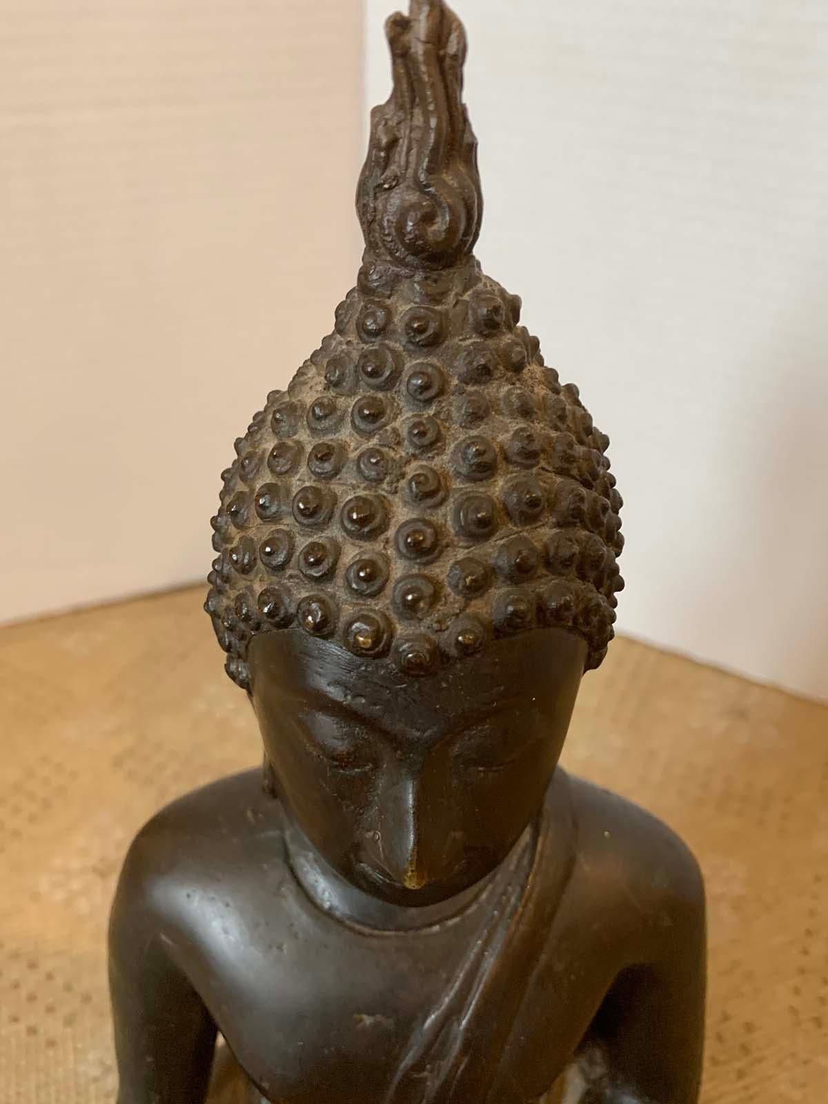18th-19th Century Buddha in Lotus Position For Sale 2