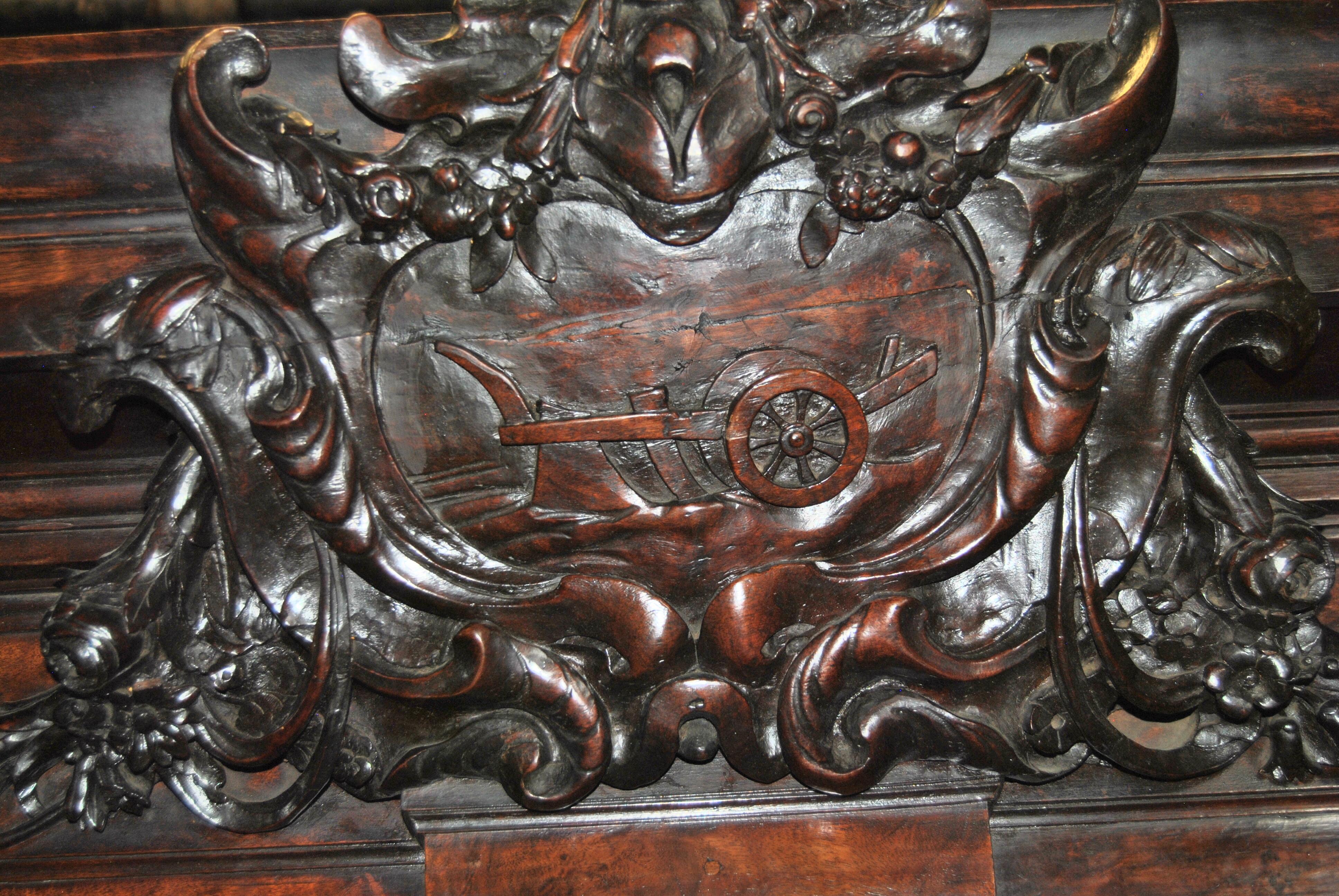 18th-19th Century Carved French Country Armoire 4