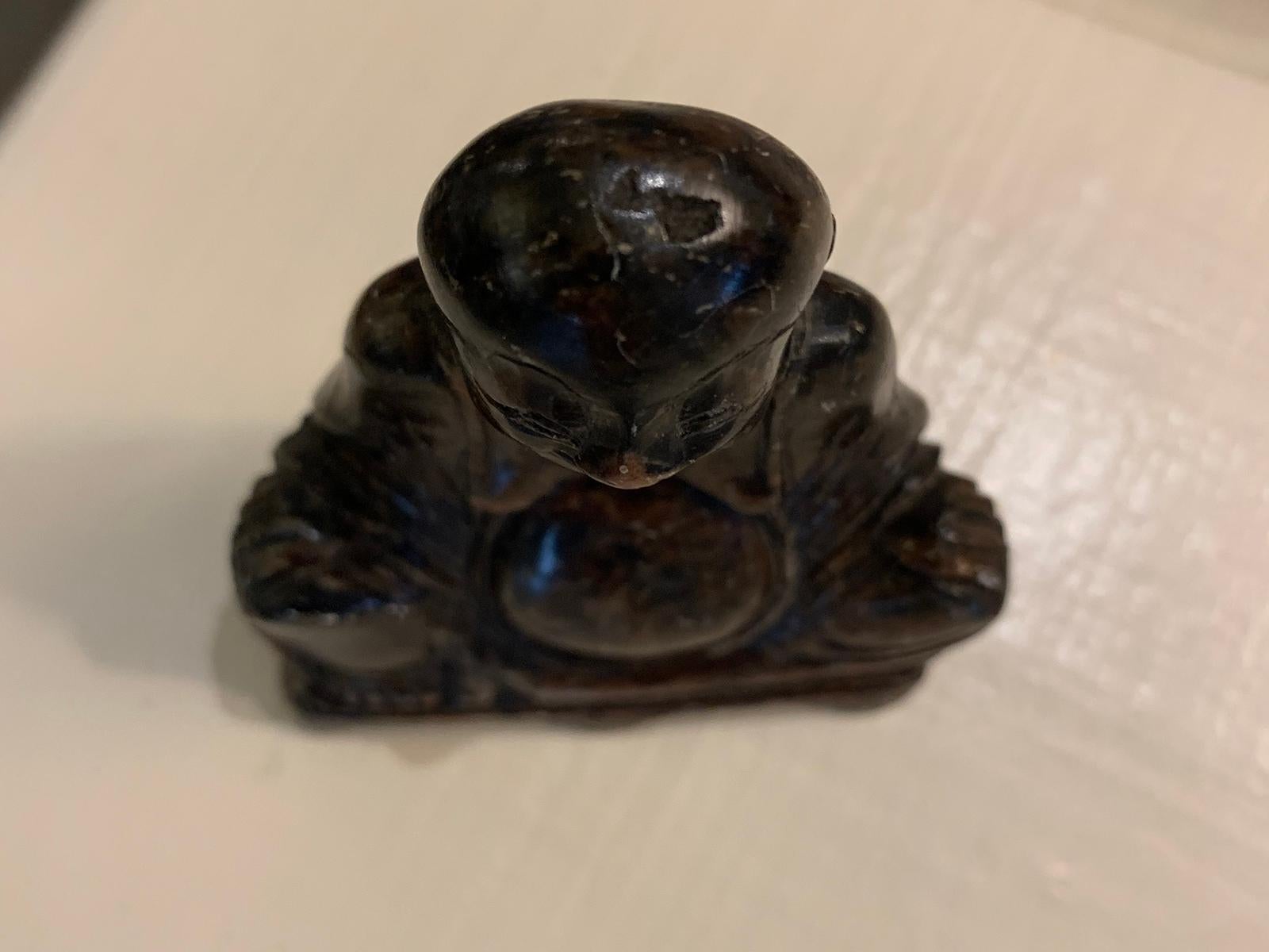 18th-19th Century Carved Stone Buddha For Sale 6