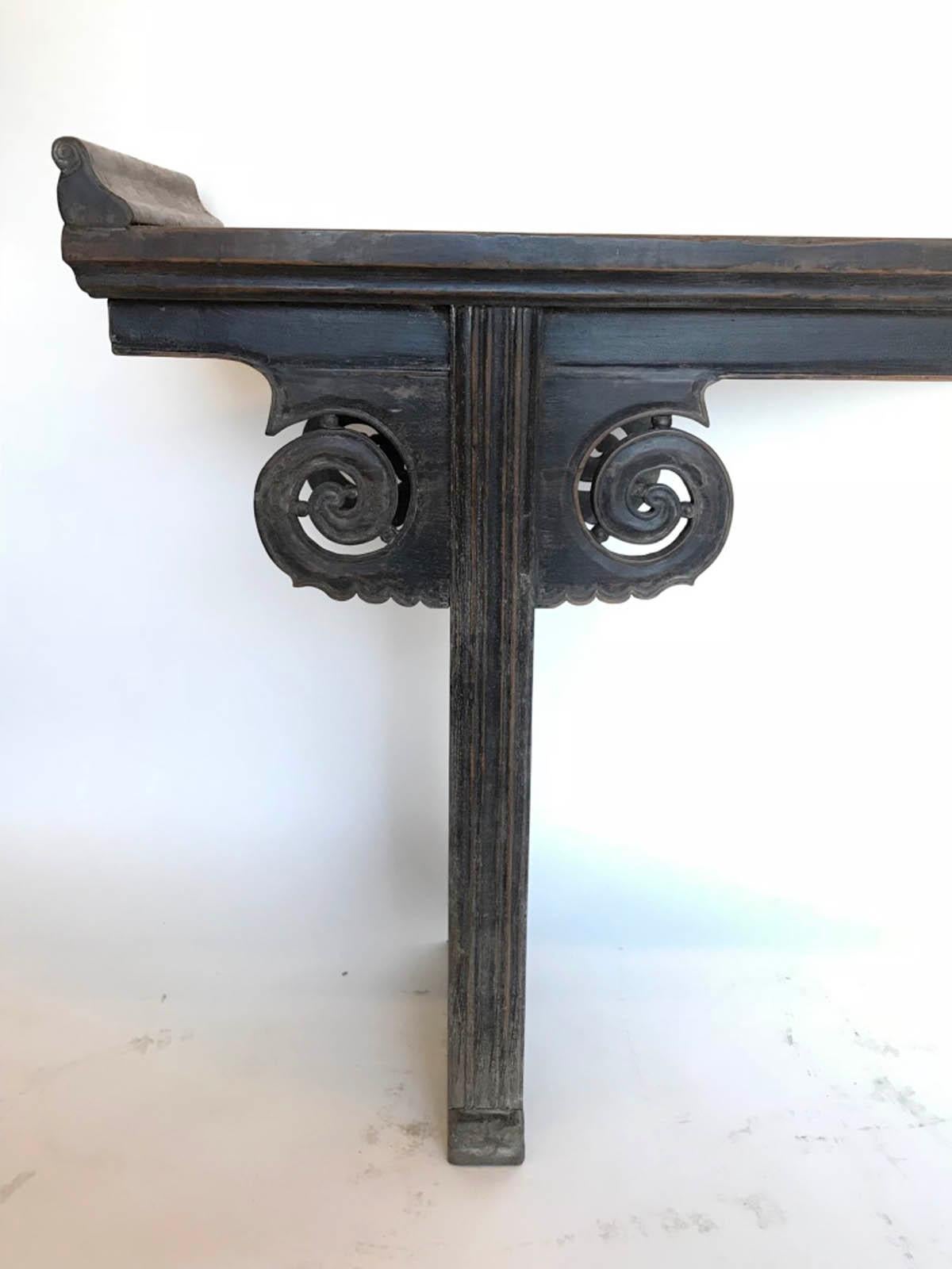 18th-19th Century Carved Temple Altar Table 9