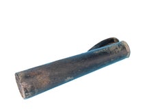 18th/19th Century Chinese Slim Brass Water Vessel w/Handle