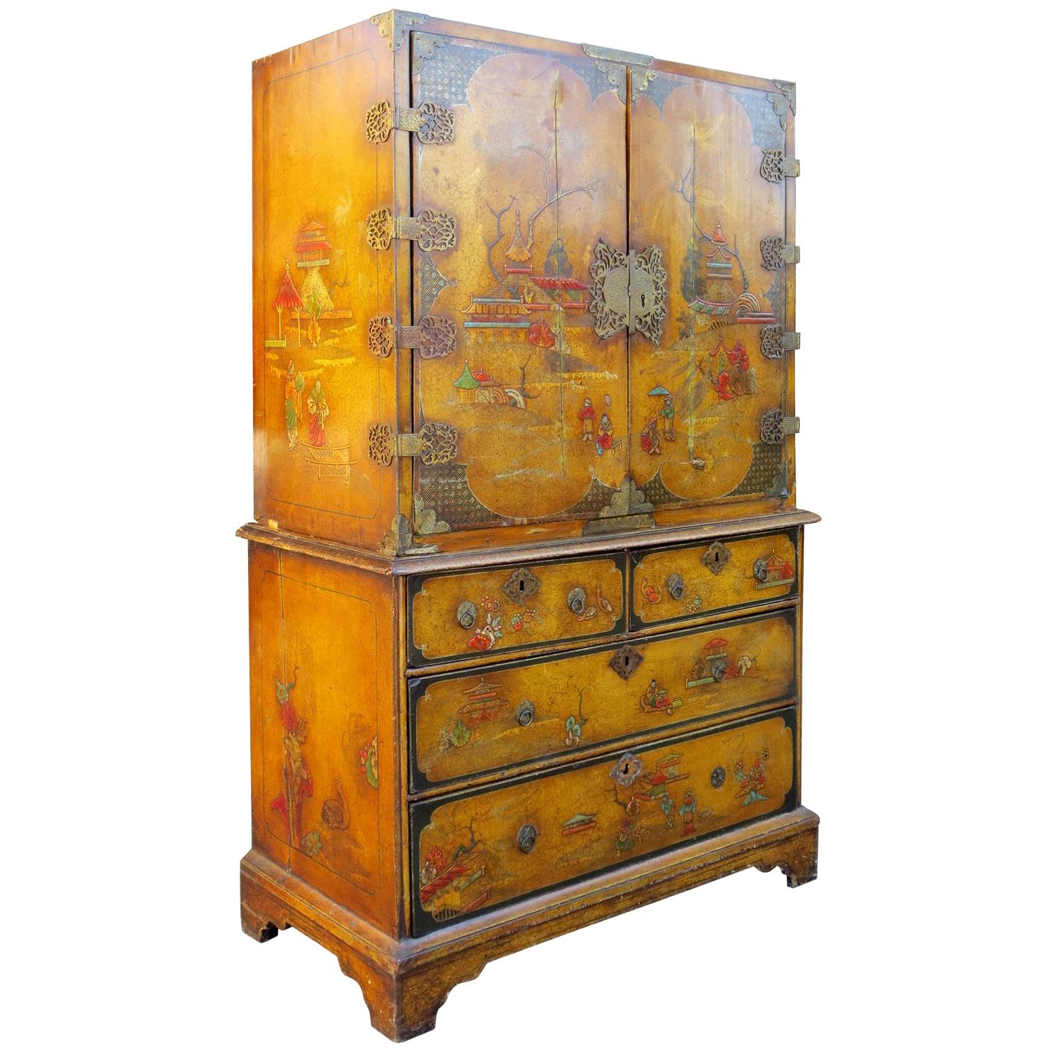18th-19th Century Chinoiserie Cabinet