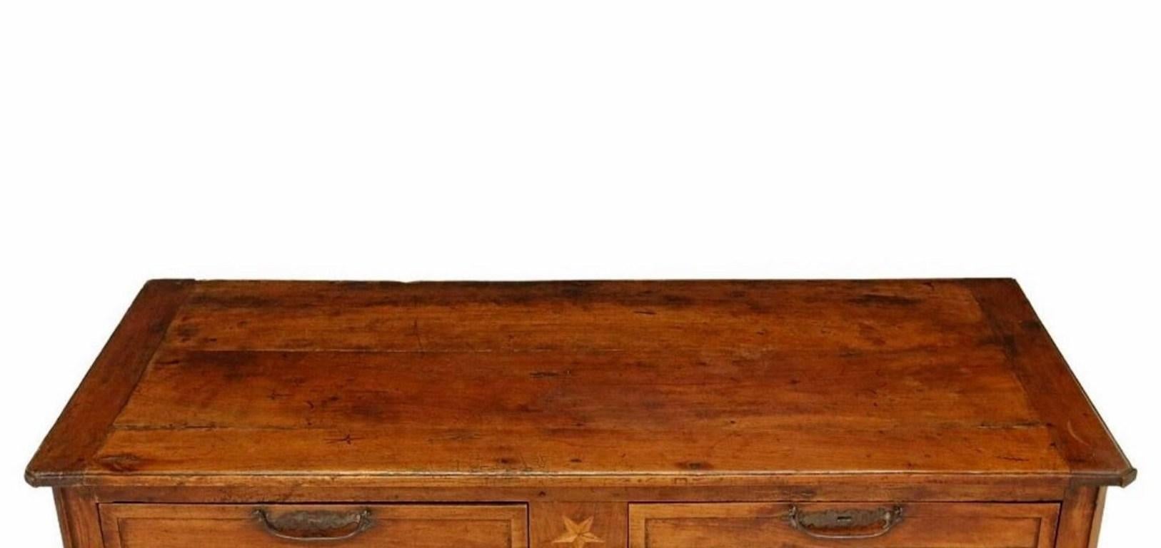 18th/19th Century Country French Provincial Louis XV Style Sideboard In Good Condition In Forney, TX