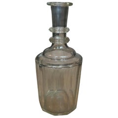 18th-19th Century Crystal Glass Decanter