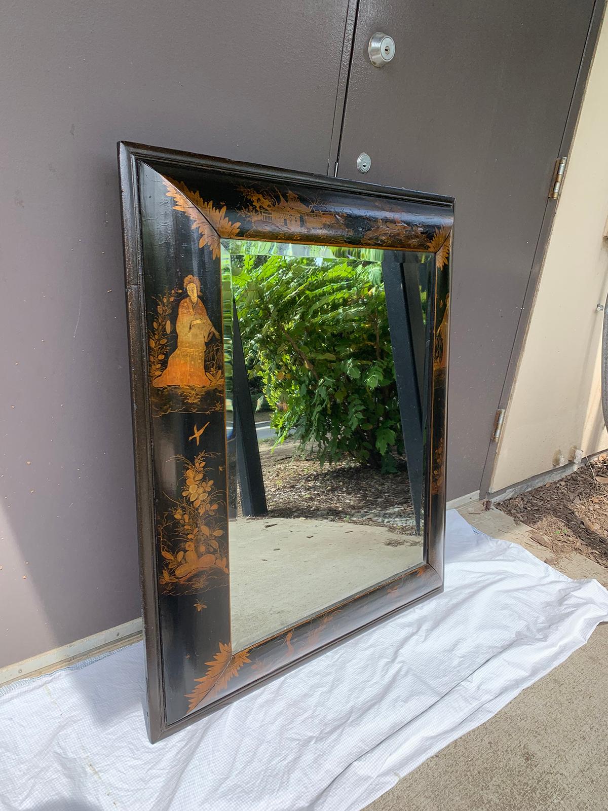 18th-19th Century Dutch Chinoiserie Mirror In Good Condition In Atlanta, GA
