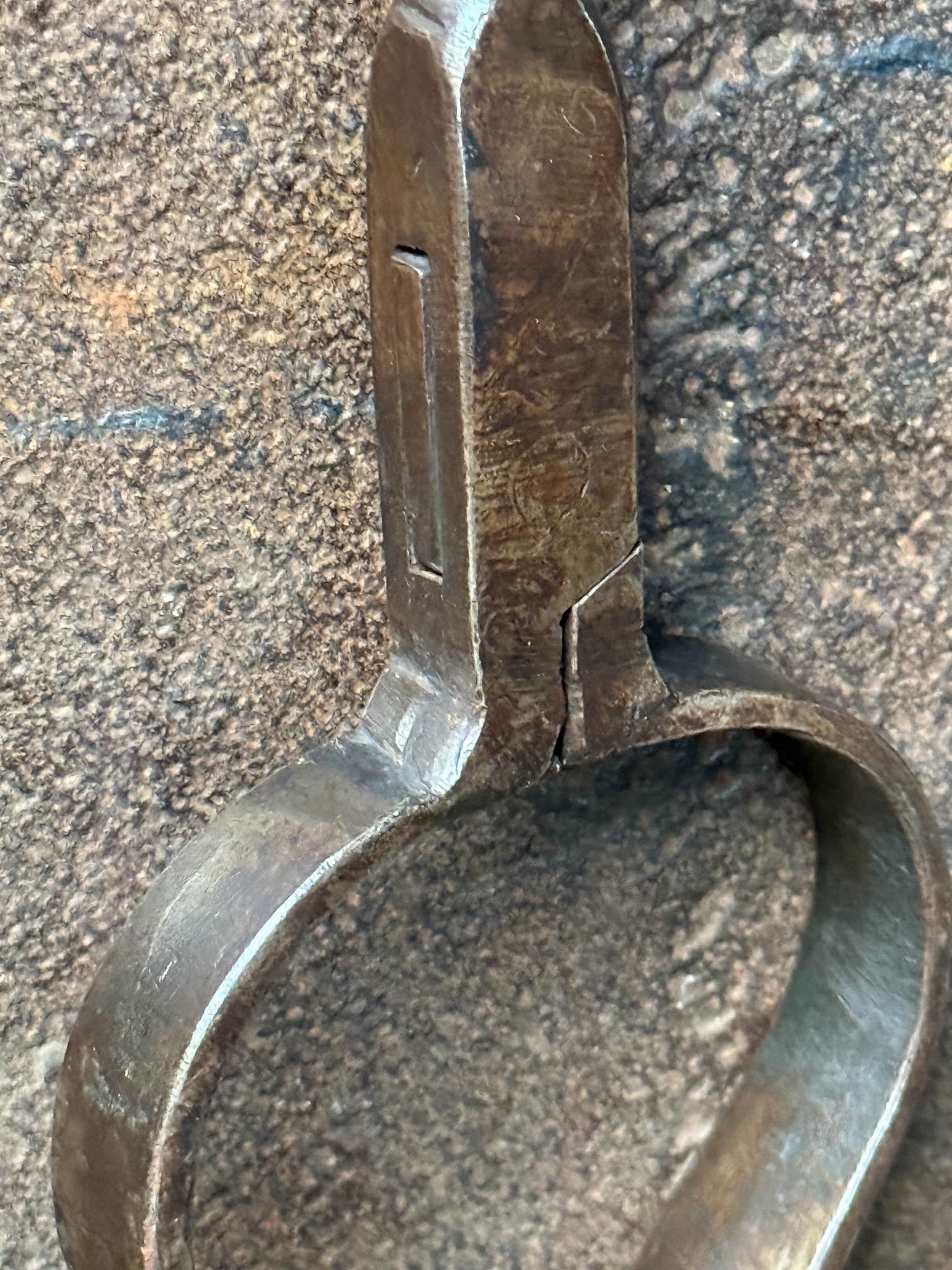 18th-19th Century Dutch Fire Tongs, Louis XV Period For Sale 3