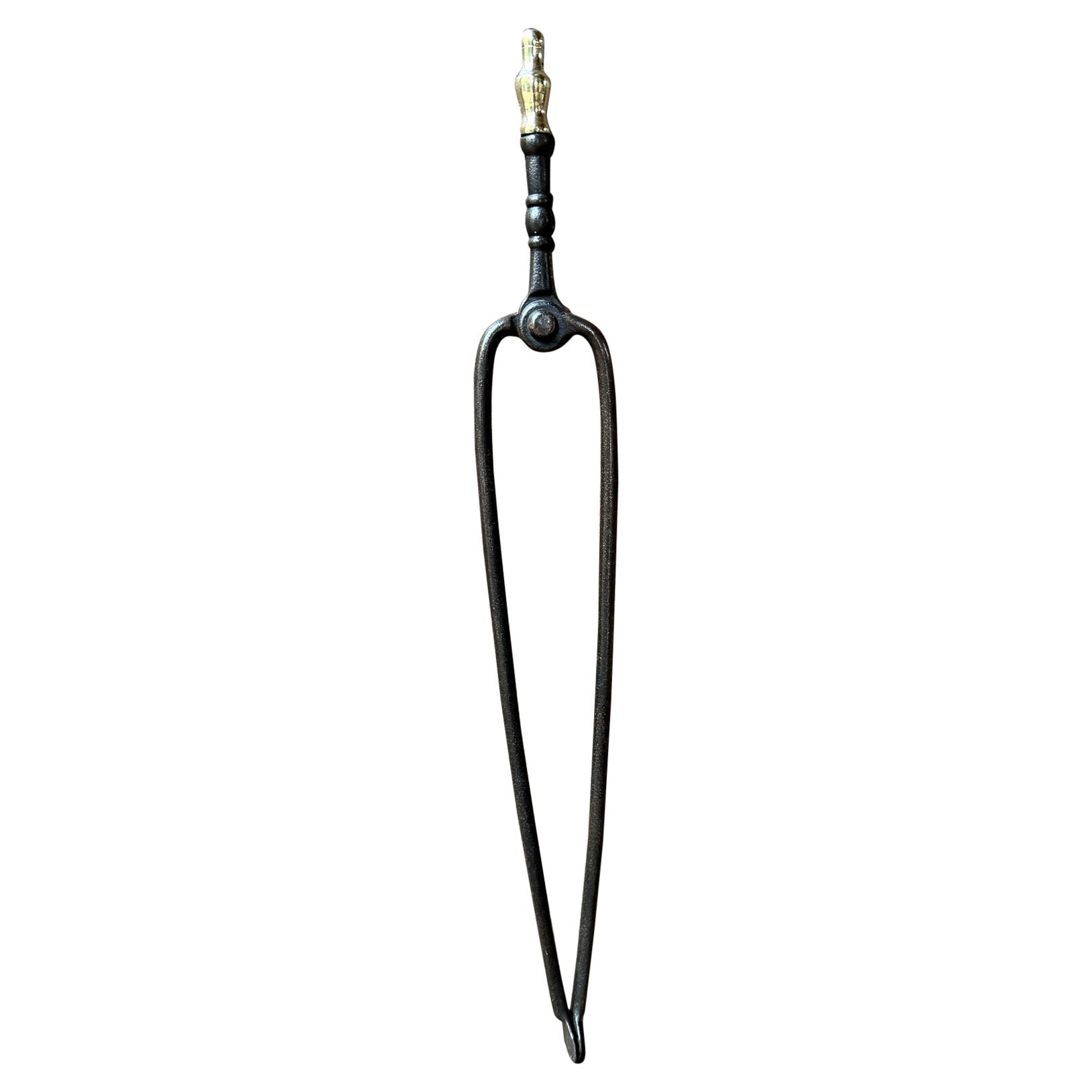 18th-19th Century Dutch Fire Tongs, Neoclassical Period