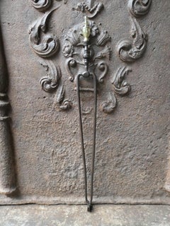 18th-19th Century Dutch Fire Tongs, Pince