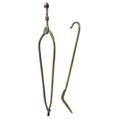 18th-19th Century Dutch Fireplace Tools or Fire Tools
