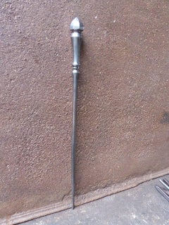 18th-19th Century English Georgian Fireplace Poker or Fire Poker